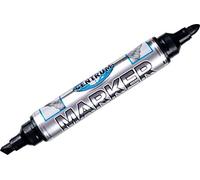 Centrum 1 - 5/3 mm Duel pennarelli indelebili con punta - nero