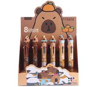 Centrum penna a sfera Capybara 8 colori 24 pz penna giocattolo