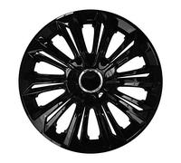 Centurion - copricerchi Extra Strong, verniciati in nero, da 15 pollici, confezione da 4