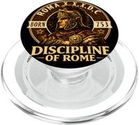 Centurione romano con elmo Illustrazione Arte Roma antica PopSockets PopGrip per MagSafe