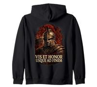 Centurione Romano con Elmo Mlitare Arte Legioni Roma Felpa con Cappuccio