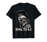 Centurione Romano con Elmo Mlitare Arte Legioni Roma Maglietta