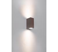 CENTURY APPLIQUE LED AXO QUADRATA BIDIREZIONE CORTEN GU10 AXO-2GU10SC