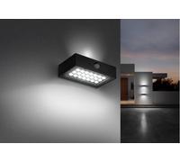 CENTURY APPLIQUE LED SOLAR DOMINO MINI NERO 3W 4000K 350L