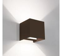 CENTURY APPLIQUE LED UPDOWN QUADRATO CORTEN 20W 3000K-4000K-6500K UDSCO-2012