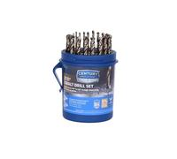 Century drill and Tool Cobalt High Speed Steel drill bit set, 26121
