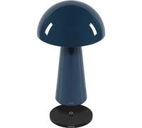 Century Italia Lampada da tavolo coco ricaricabile base pg blu avio