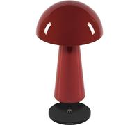 Century Italia Lampada da tavolo coco ricaricabile base pg rossa