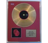 Century Music Awards PETER GABRIEL -Ltd Edtn CD Gold Disc-SCRATCH MY BACK