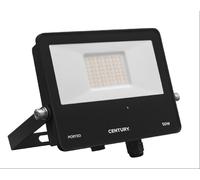 CENTURY PROIETTORE LED PORTEO SENSOR NERO 50W 3/4/6,5K 5000 Lm PTONES-509500