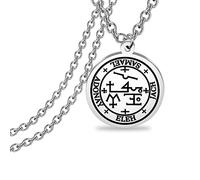 CENWA Magia Amuleto Protezione Talismano Gioielli Potente Talismano Pendente Collana Religiosa Protezione Santa Gioielli, 2.5