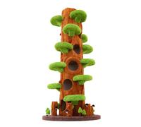 Cenz-888 Albero per Gatti - Albero for Gatti Ultra Alto, Torre for Gatti da Interno, Appartamento for Gatti, con Torre for Gatti, palo di Sostegno, Materasso Morbido Casetta per Gatti