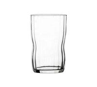 Cenz-888 Bicchieri d'acqua Bicchieri trasparenti senza piombo, bicchieri in vetro con scanalature for acqua, succhi, latte, cocktail, bevande fredde e calde per la cucina di casa(Piccolo)