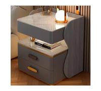 Cenz-888 Credenza in stile fattoria Comodino intelligente, cassaforte avanzata e minimalista, comodino multifunzione con serratura a password Credenza