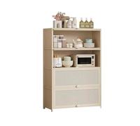 Cenz-888 Mobile Buffet 4-Tier Kitchen Sideboard with Storage for Coffee And Tea Wall-Mounted Compartments(Piccolo)