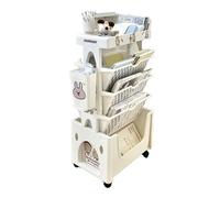 Cenz-888 Schedario Portaoggetti da pavimento, portadocumenti scrivania multistrato rimovibile di grande capacità, portaoggetti for la casa Supporto per stampante