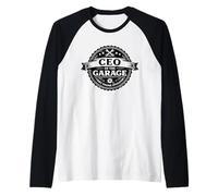 Ceo del Garage Chief Engine Operator Workshop Maglia con Maniche Raglan