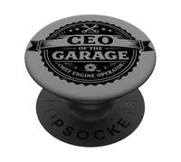 CEO del Garage Chief Engine Operator Workshop PopSockets PopGrip Adesivo