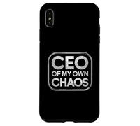 CEO Del Mio Proprio Caos Divertente Imprenditore Citazione Custodia per iPhone XS Max