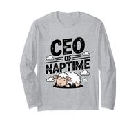 Ceo di Naptime Funny Sheep Lover Sleep Maglia a Manica