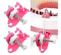 Ceoighe Confezione da 2 tenditori circolari rimovibili per macchina da maglia, compatibili con aghi Sentro 20, 22, 32, 40, 48