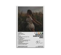 ceok Poster Madison Beer "Silence Between Songs" con copertina di album musicale, decorazione artistica da parete, stampa artistica per soggiorno, camera da letto, 30 x 45 cm, senza cornice