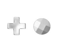 Ceozon 2 Pcs Metal D-Pads Replacement Parts Directional Pad Kits for Xbox One Elite Xbox One Elite Series 2, Xbox Elite 2 Core Controller Button Accessories (Silver)