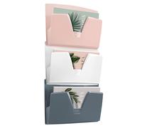 CEP - 1001701681 - Portadocumenti da parete 170 Min Mineral - 3 tasche A4 - rosa-grigio-bianco - Cep - 101771 - Conf. da 1 Pz. - 1001701681