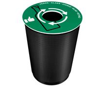 CEP - 1009330031 - Coperchio raccolta vetro - per cestino 133R - diametro 38 cm - PVC - verde - Cep - 101761 - Conf. da 1 Pz. - 1009330031