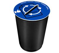 CEP - 1009340141 - Coperchio raccolta carta - per cestino 133R - diametro 38 cm - PVC - blu - Cep - 101762 - Conf. da 1 Pz. - 1009340141