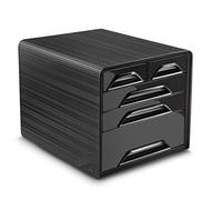 CEP 1072130011 - schedario con 5 cassetti da scrivania, 360 x 288 x 270 mm, colore: Nero