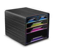 Cassettiera 5 cassetti misti NERO Multicolore 7-213 Smoove Cep