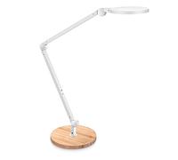 Cep 94485 Lampada a Led Giant con Base in Legno, Bianco