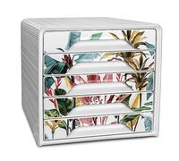 CEP Blocco di archiviazione Modulo Organizzatore 5 Cassetti Porta documenti Scrivania Smoove Bianco Stampa Tropicale