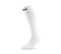 CEP - Calze da corsa lunghe con compressione da donna, Core 5.0 Tall, circolazione sanguigna ottimale e rapida rigenerazione, bianco, M