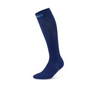 CEP - Calze da corsa lunghe con compressione da donna, Core 5.0 Tall, circolazione sanguigna ottimale e rapida rigenerazione, Blu scuro, S