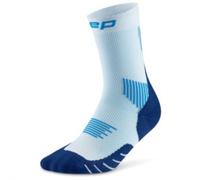 CEP Core Run Socks Mid Cut 5.0, calze da corsa, uomo, azzurro 42-45 Ice/Blue