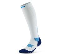 CEP Core Run Socks Tall 5.0, calze da corsa, donna, azzurro III Ice/Blue