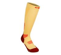 CEP Core Tall 5.0 Calzini A Compressione Uomini-Giallo,Rosso Scuro