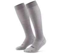CEP Flight Socks Tall, calze da corsa, donna, grigio IV LIght Grey