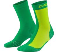 CEP Half&Half Mid-Cut Running Socks Women Calze III Verde