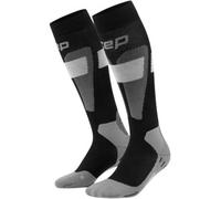 CEP Ski Merino Socks Tall 3.0, calze da sci, donna, grigio IV Black/Grey