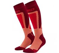 CEP Ski Thermo Socks Tall 4.0, calze da sci, uomo, rosso III Red/Coral