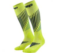 CEP Ski Touring Merino Socks Tall 3.0, calze da sci, uomo, giallo IV Lime/Blue