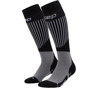 CEP Ski Ultralight Socks Tall 3.0, calze da sci, donna, nero IV Black/Grey