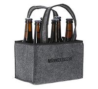 Cepewa Porta bottiglie 6 bottiglie di birra porta birra, portabottiglie da sei pack