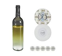 Cepewa Set 6 Adesivi LED, autoadesivi, Adesivi Luminosi, 4X LED SMD comprese batterie