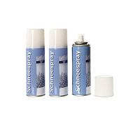 Cepewa Set di 3 spray per neve da 111 ml, con neve artificiale, per Natale (1 set da 3 spray per neve artificiale)
