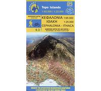 CEPHALONIA - ITHAKI MAP [9.3] (Kephalonia - Ithaca)