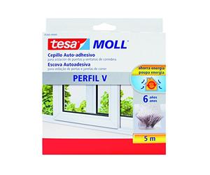 Cepillo Auto-adhesivo gris 5m x 5mm